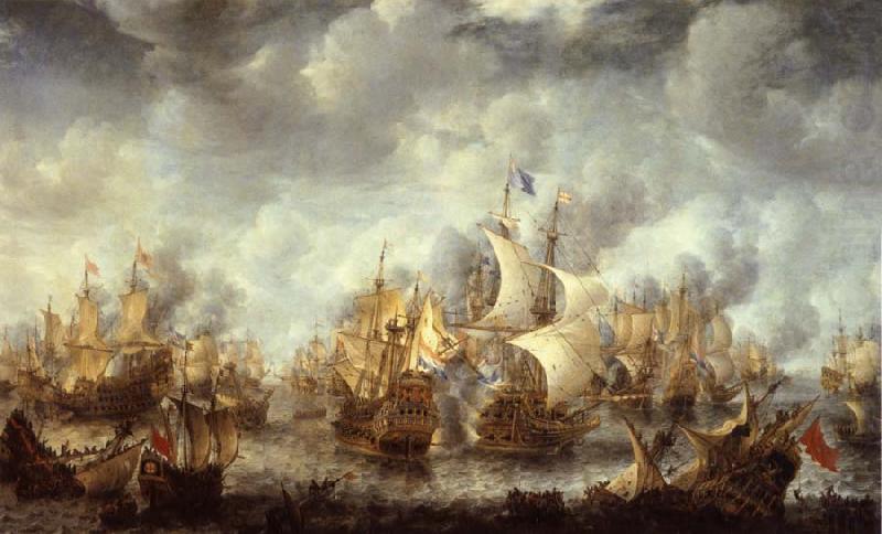 The Battle of Ter Heide,10 August 1653, REMBRANDT Harmenszoon van Rijn